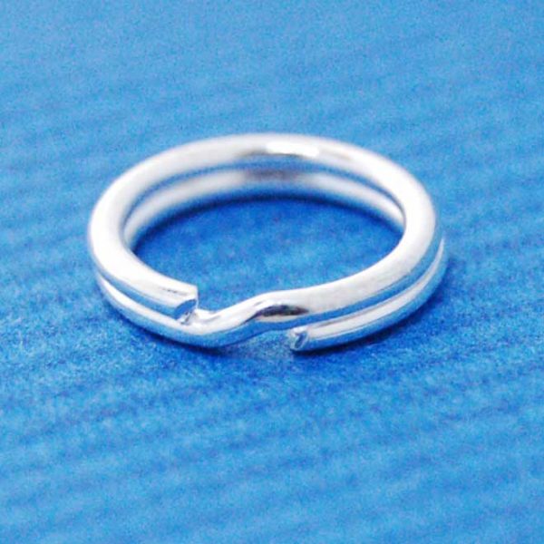 Split Ring (10mm) | Silver Base Metal