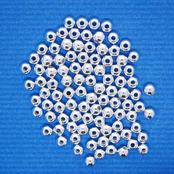Spacer Bead | Silver Plated (4mm)