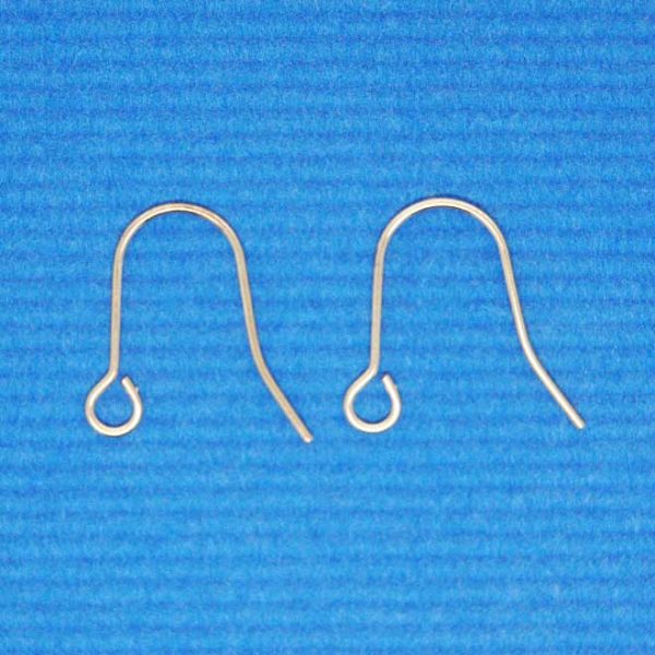Earwire hook with ball and spring | Gold Plate