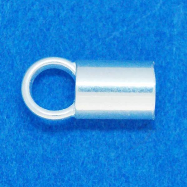 Cord End (5x8mm) | Sterling Silver