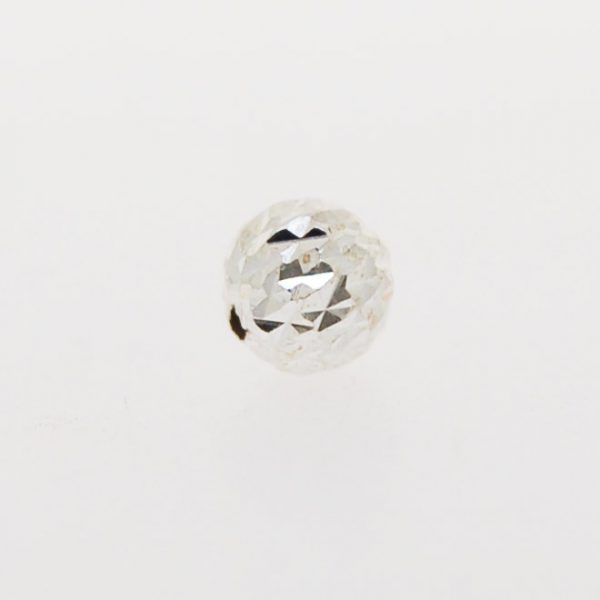 Spacer Bead Plain Round (8mm) | Sterling Silver