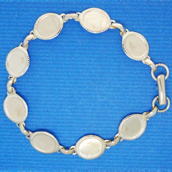 Bracelet with cup | silver base metal