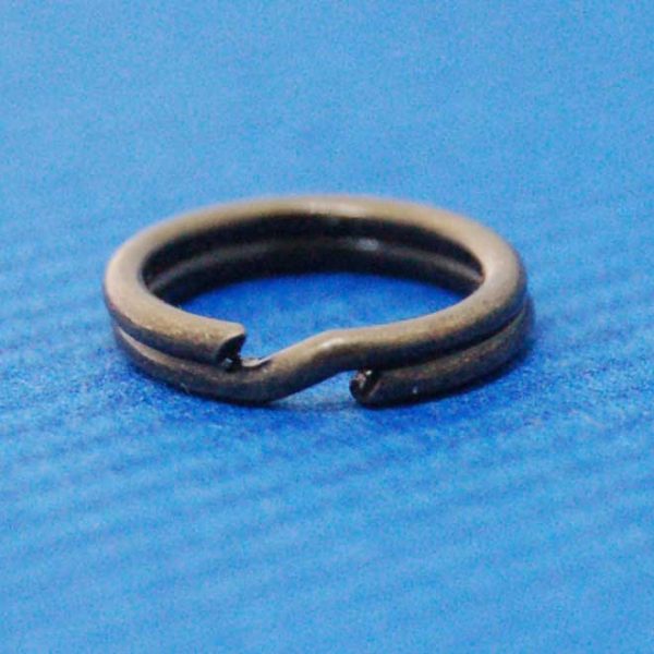 Split Ring (10mm) | Antique Brass Metal