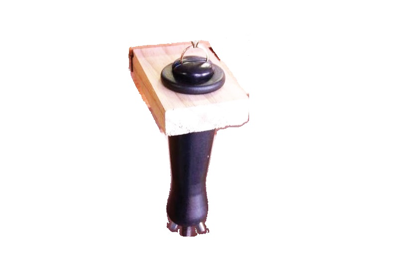 Bench Pin w/Nylon Ring Clamp Holder