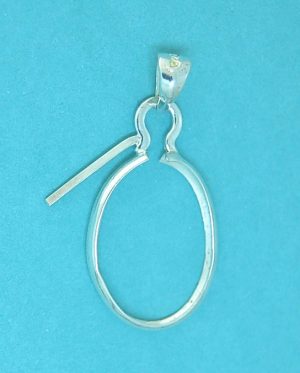 Pendant Mounting Sterling Silver 13x18mm