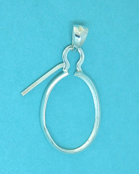 Pendant Mounting Sterling Silver 13x18mm