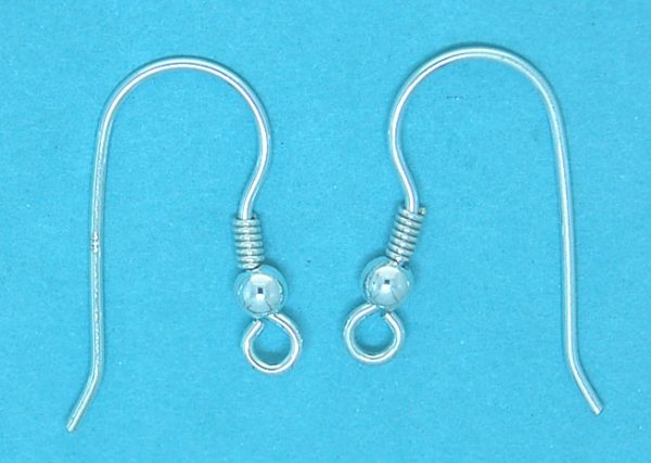 Earwire with Coil & 3mm Ball Per Pair