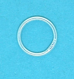 Sterling Silver Jump Ring (Closed) 6mm 1 mm Thick
