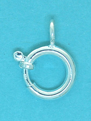 Bolt ring 10mm Sterling Silver
