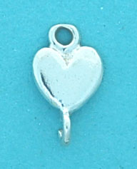 Charm/Link Sterling Silver Heart