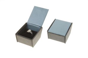 Ring Box | Teal Green and Black