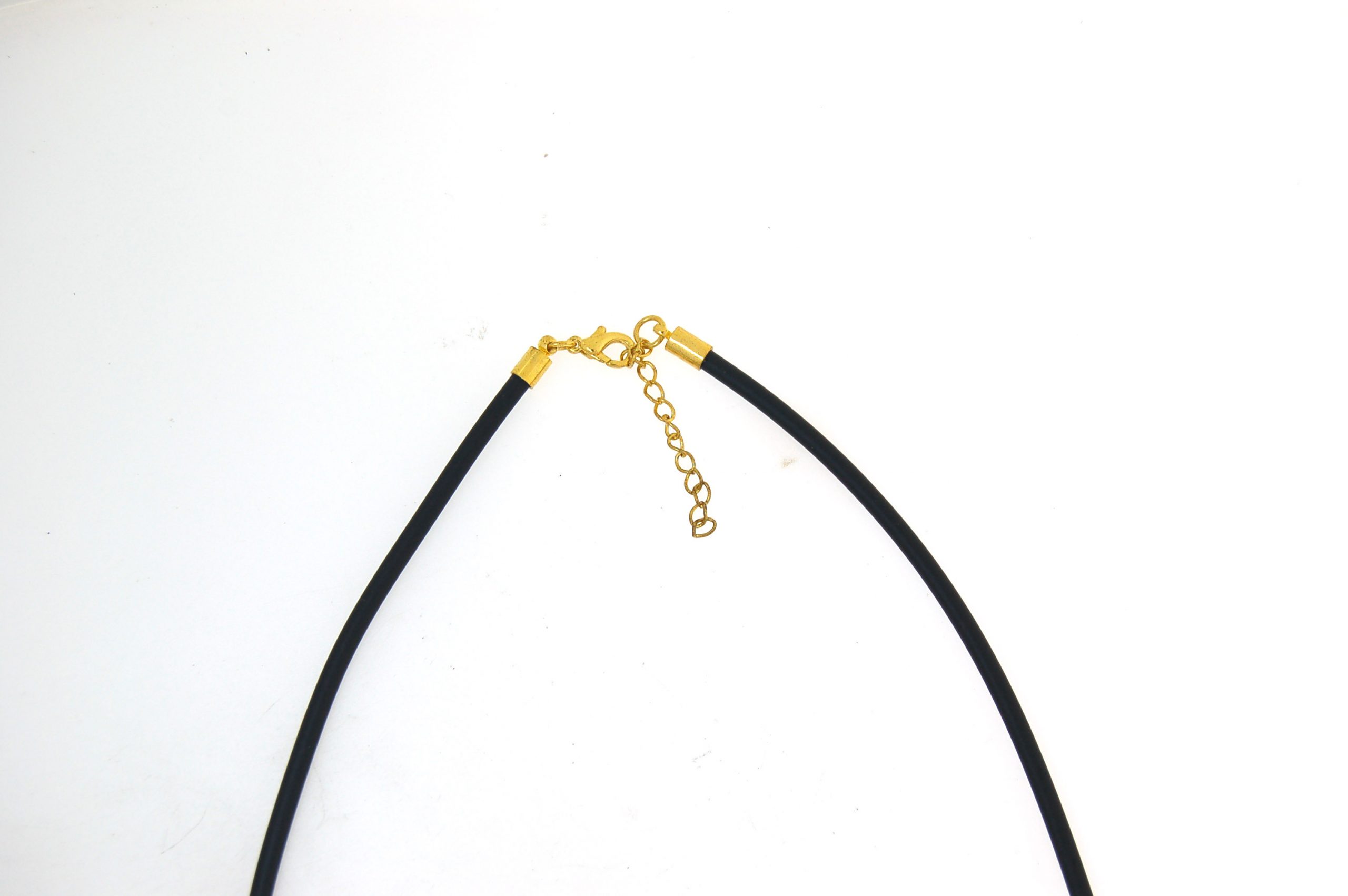 Neoprene Choker 2.5mm with Gold Plate Parrot Clasp