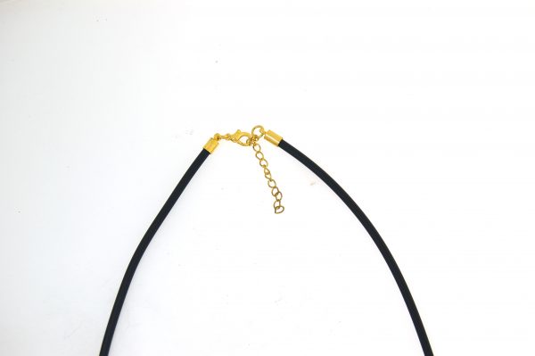 Neoprene Choker 3.0mm with Gold Plate Parrot Clasp
