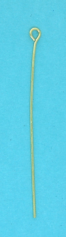 Eyepin (0.7mm wire) | gilt base metal