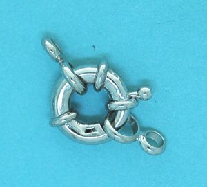 Antique Silver Bolt Ring (13mm)