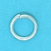 Steel Jump Ring Silver Plated (100mm)