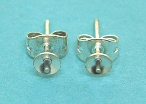 Earstud with Cup (4.0mm)